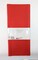 60 Sheets Red, Green & White Solid Christmas Tissue Paper